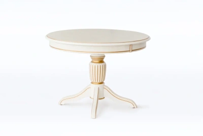 Стол Орион 6 с патиной (резная нога) фото Стол Орион 6 с патиной (резная нога). Фото №2