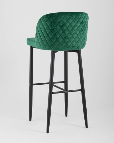 Стул барный Оскар велюр изумрудный. Фото №7