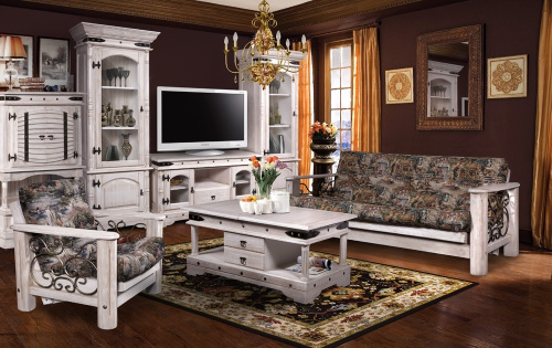 Гостиная Викинг (браширование). Фото №1