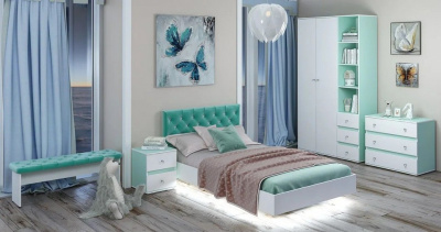 Стеллаж комбинированный Тифани,белый фото Стеллаж комбинированный Тифани,белый. Фото №5