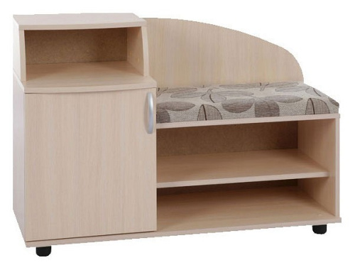 Тумба для прихожей Хит дуб млечный. Фото №1