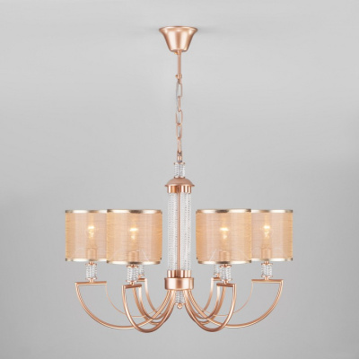 Подвесная люстра Eurosvet Licata 60099/6 перламутровое золото фото Подвесная люстра Eurosvet Licata 60099/6 перламутровое золото. Фото №2