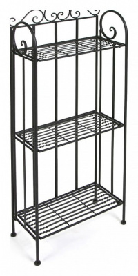 Этажерка Secret De Maison 004 стальной сплав, 42х20х108см, черный (поставляется только по 4 шт). Фото