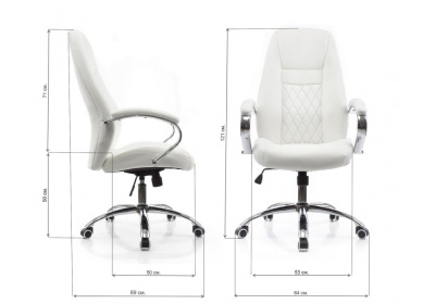 Компьютерное кресло Aragon белое фото Компьютерное кресло Aragon белое. Фото №2