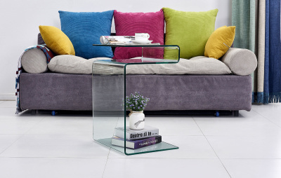 Стол журнальный F-C601 прозрачный фото Стол журнальный F-C601 прозрачный. Фото №3