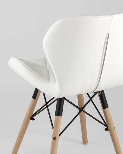 Стул Бон экокожа белый. Фото №8