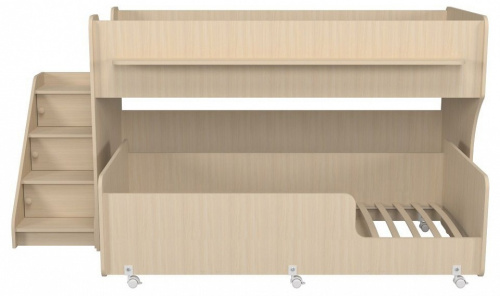 Кровать двухъярусная Р444-2, древесина коричневая светлая дуб. Фото №4