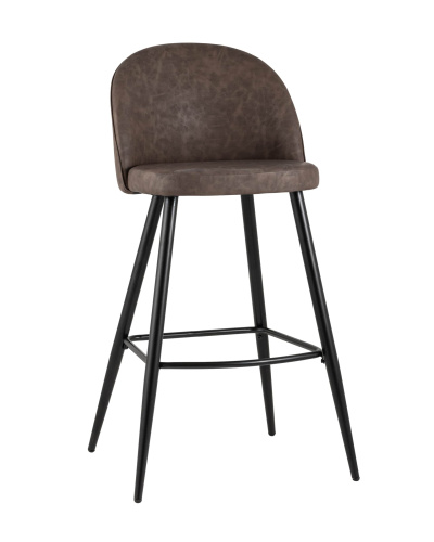 Стул барный Лион коричневая экокожа. Фото №2