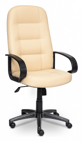 TET_ Компьютерное кресло DEVON [кож/зам, бежевый, 36-34] id -. Фото №1