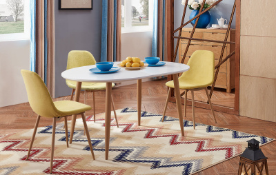 Стол DT-95D (120) белый (Universal). Фото