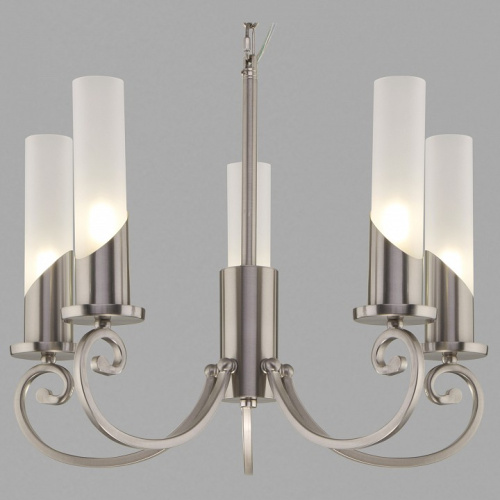 Подвесная люстра Eurosvet Banci 60117/5 никель. Фото №1