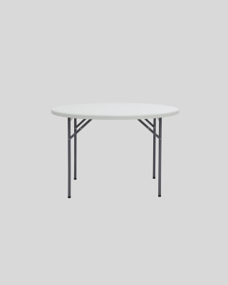 Стол круглый складной пластиковый Кейт 116. Фото