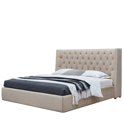 Кровать 1726 BEIGE бежевая фото Кровать 1726 BEIGE бежевая. Фото №2