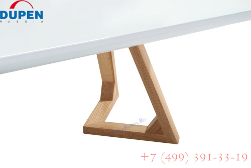 Стол журнальный J1692A Белый/Ясень. Фото №6