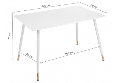 Стол Bianka белый. Фото №4