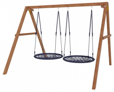 Качели детские Р911-29, коричневый. Фото №3