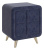 Тумба прикроватная Софи 2, (480х370х580) синий (велюр) фото Тумба прикроватная Софи 2, (480х370х580) синий (велюр). Фото №1