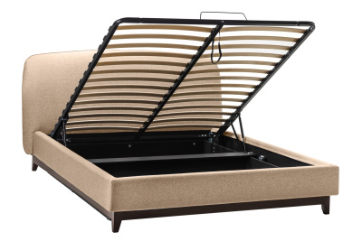 Кровать с ортопедическим основанием и ящиком Сканди Лайт 1.4 Бежевый фото Кровать с ортопедическим основанием и ящиком Сканди Лайт 1.4 Бежевый. Фото №4