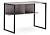 Стол, Клер Лофт матовый черный  / бетон