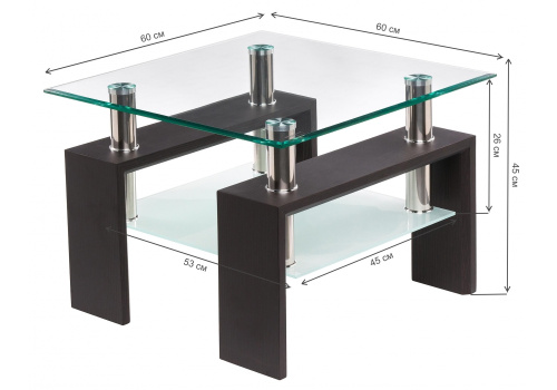 Журнальный стол ST-052 wenge. Фото №2