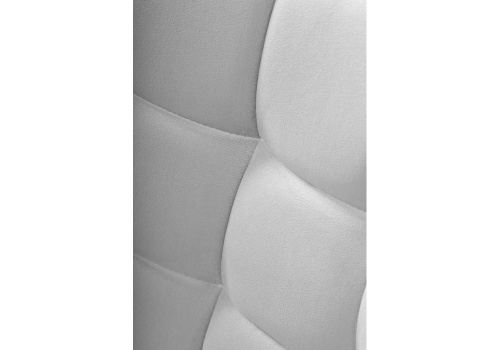 Стул на металлокаркасе Челси крутящийся велюр светло-серый / черный. Фото №9