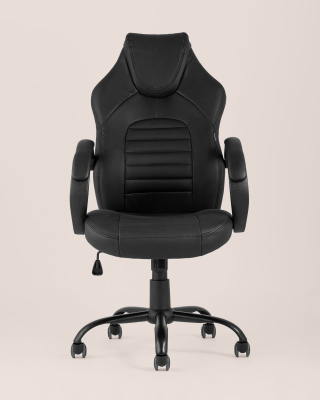 Кресло игровое TopChairs Racer Midi черное. Фото №5