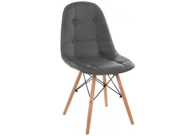 Стул деревянный Kvadro серый. Фото №2