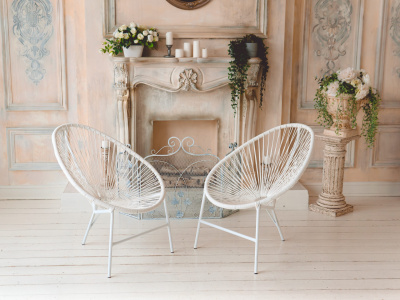 Комплект садовый  "Акапулько", цвет: белый. Фото №5