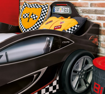 Кровать машина Cilek Coupe черная 20.03.1312.00. Фото №2