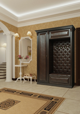 Прихожая Б5.1-1(дверь слева) фото Прихожая Б5.1-1(дверь слева). Фото