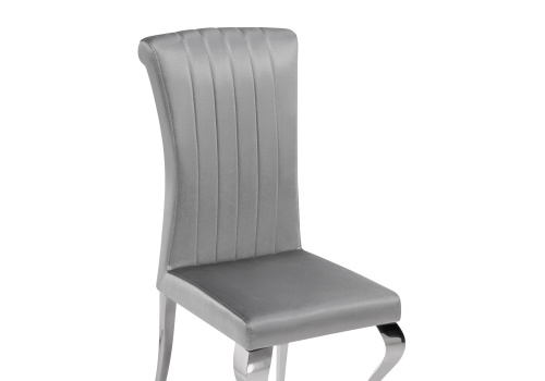 Стул на металлокаркасе Lund dark grey / steel. Фото №5