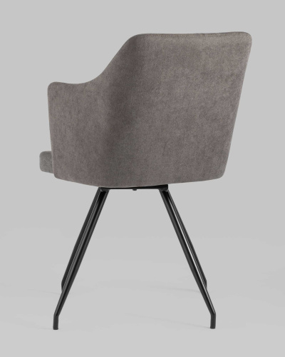 Стул Слинг вращающийся серо-коричневый. Фото №8