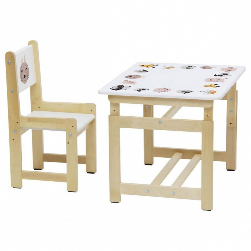 Набор учебный Polini kids Eco 400 SM, белый. Фото №1