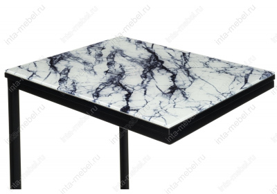 Журнальный стол Геркулес белый мрамор. Фото №4