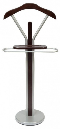 Вешалка CH-4089 дерево/хромированный металл, 48*28*108 см, Орех (Walnut) фото Вешалка CH-4089 дерево/хромированный металл, 48*28*108 см, Орех (Walnut). Фото №1