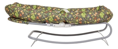 Шезлонг детский Polini kids Веселые животные, зеленый. Фото №9