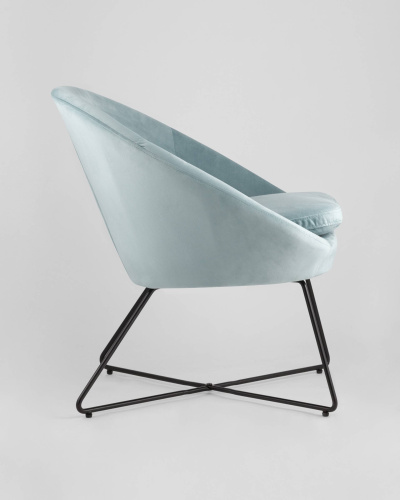 Кресло Колумбия пыльно-голубое. Фото №6