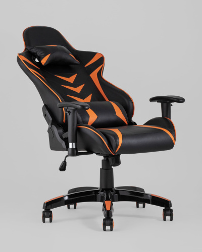 Кресло игровое TopChairs Corvette оранжевое. Фото №8