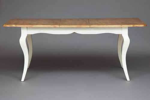 Стол Secret De Maison BORDEAUX  (mod.T9132) дерево береза, 76х150(+40)х90см, WASH BROWN/CREAM WHITE. Фото №2