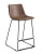 Полубарный стул CQ-8347B brown 2075. Фото №1