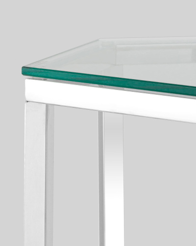 Журнальный стол ГЕКС серебро. Фото №6