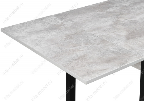 Стол деревянный Форли бетон / черный матовый. Фото №8