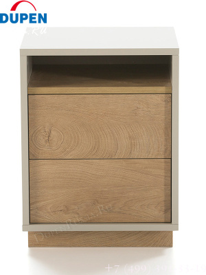 Тумба прикроватная DUPEN М-138 песочный/дуб. Фото