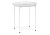 Журнальный стол Tray 47х51 white