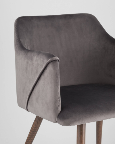 Стул Монарх серый. Фото №8