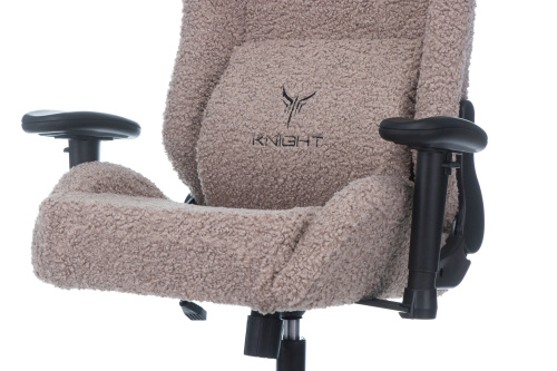 Кресло игровое Knight T1 серый экомех с подголов. крестовина металл. Фото №9