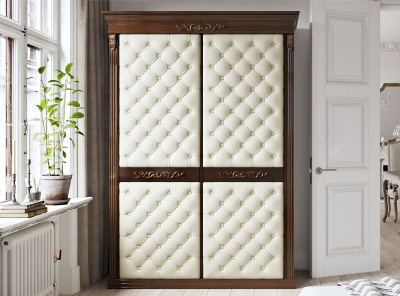 Шкаф-купе Благо Б 8.60-2/2 Классика с каретной стяжкой фото Шкаф-купе Благо Б 8.60-2/2 Классика с каретной стяжкой. Фото