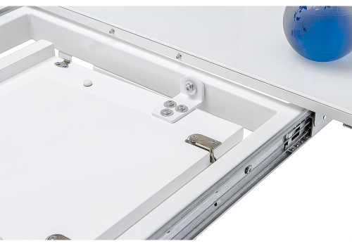 Стол стеклянный Space 140 белый. Фото №9