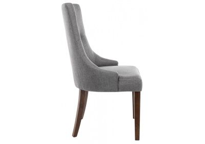 Стул деревянный Elegance dark walnut / fabric grey фото Стул деревянный Elegance dark walnut / fabric grey. Фото №2