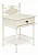 Тумба прикроватная CANZONA металл/гевея, 51х43х82см, white (белый)